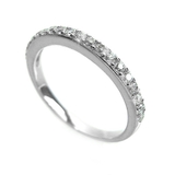 キュービックジルコニア ハーフエタニティ リング | アクセサリーショップPIENA | 詳細画像1 