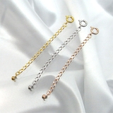 ラインストーン付き チェーンの長さ調節用アジャスター50ミリ ピンクゴールド | アクセサリーショップPIENA | 詳細画像2 