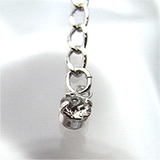 ラインストーン付き チェーンの長さ調節用アジャスター50ミリ ピンクゴールド | アクセサリーショップPIENA | 詳細画像3 