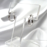 シルバー925 ワンタッチフープピアス 変色防止加工 | アクセサリーショップPIENA | 詳細画像2 