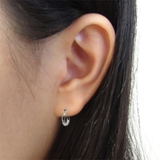 シルバー925 ワンタッチフープピアス 変色防止加工 | アクセサリーショップPIENA | 詳細画像3 