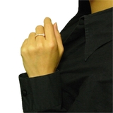 キュービックジルコニア ハーフエタニティ リング | アクセサリーショップPIENA | 詳細画像2 