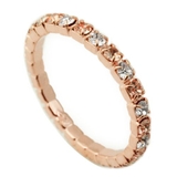 ラインストーンのストライプフルエタニティリング ピンキーリングにも 全12色 | アクセサリーショップPIENA | 詳細画像12