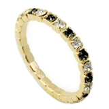 ラインストーンのストライプフルエタニティリング ピンキーリングにも 全12色 | アクセサリーショップPIENA | 詳細画像13