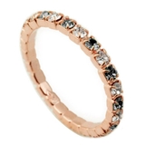 ラインストーンのストライプフルエタニティリング ピンキーリングにも 全12色 | アクセサリーショップPIENA | 詳細画像14