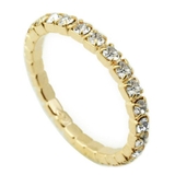 ラインストーンのストライプフルエタニティリング ピンキーリングにも 全12色 | アクセサリーショップPIENA | 詳細画像8