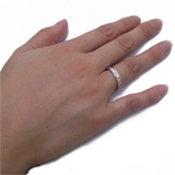 シルバー925キュービックジルコニアフルエタニティリング ゴールドバージョンニッ… | アクセサリーショップPIENA | 詳細画像4 