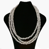 Ｐパール連ロングネックレス直径８ミリ６０インチ | アクセサリーショップPIENA | 詳細画像2 