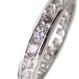 シルバー925キュービックジルコニアフルエタニティリングピンキーリングや男性にも… | アクセサリーショップPIENA | 詳細画像7 