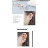 K10ホワイトゴールドピンクゴールド 天然石アクアマリンとトルマリンのついた可愛… | アクセサリーショップPIENA | 詳細画像3 