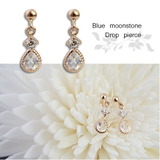 ブルームーンストーンが輝く雫がゆれるピアス | アクセサリーショップPIENA | 詳細画像2 