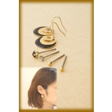 3つのカラーの高級感あふれるジプシーピアス 他6点のお買い得ピアスセット サージ… | アクセサリーショップPIENA | 詳細画像2 