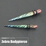 アクリル製エキスパンダー 拡張器型ボディピアス レインボーカラー | アクセサリーショップPIENA | 詳細画像1