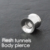 サージカルステンレス製フレッシュトンネル ボディピアス 8mm   | アクセサリーショップPIENA | 詳細画像1 