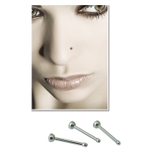 サージカルステンレス製ボディピアス 鼻ピアス 一個売り | アクセサリーショップPIENA | 詳細画像3 