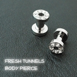 サージカルステンレス製フレッシュトンネル ボディピアス 2サイズ | アクセサリーショップPIENA | 詳細画像1 