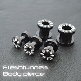 サージカルステンレス製フレッシュトンネル ボディピアス 5サイズ | アクセサリーショップPIENA | 詳細画像1