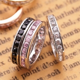 シルバー925キュービックジルコニアフルエタニティリングピンキーリングや男性にも… | アクセサリーショップPIENA | 詳細画像4 