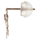 K10WG K10K10PG 1粒天然石付きオープンハートとリボンモチーフのピア… | アクセサリーショップPIENA | 詳細画像5