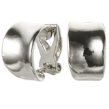 シンプルなハーフリング型イヤリング 幅広C型デザイン 逆甲丸タイプ | アクセサリーショップPIENA | 詳細画像6 