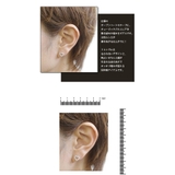 チタンポスト スタッドピアス キュービックジルコニア | アクセサリーショップPIENA | 詳細画像3