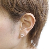 チタンポスト スタッドピアス キュービックジルコニア | アクセサリーショップPIENA | 詳細画像7