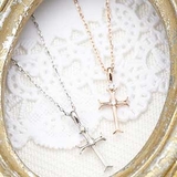 天然ダイヤモンドが輝く クロスモチーフペンダントネックレス 宝石鑑別書カード付き… | アクセサリーショップPIENA | 詳細画像9