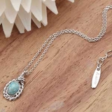 丸小豆チェーン アンクレット ターコイズチャーム | アクセサリーショップPIENA | 詳細画像6