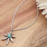 フレンチロープチェーン アンクレット ガンジャターコイズチャーム | アクセサリーショップPIENA | 詳細画像1 