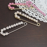 ニッケルフリー ストール留め ラインストーンのお花を並べて | アクセサリーショップPIENA | 詳細画像4 