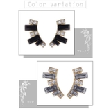 [ナパ] NAPA スクエアビジューピアス | アクセサリーショップPIENA | 詳細画像2 