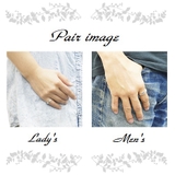 シルバー925製 メッセージリング 1粒天然ブルーダイヤモンド | アクセサリーショップPIENA | 詳細画像3 