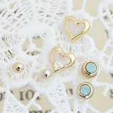 樹脂ポストピアス スタッド 豪華6点セット | アクセサリーショップPIENA | 詳細画像4