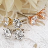 チタン製ポスト ニッケルフリーのスタッドピアス シンプルピアス | アクセサリーショップPIENA | 詳細画像4