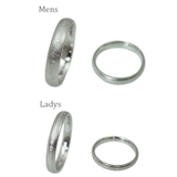 メッセージが刻印されたペアリング サージカルステンレス 一粒キュービックジルコニア | アクセサリーショップPIENA | 詳細画像2 