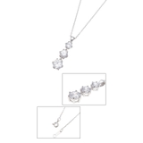ネックレス スリーストーンネックレス シルバー925製 | アクセサリーショップPIENA | 詳細画像2 
