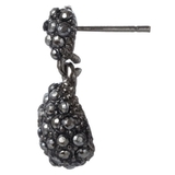 涙型モチーフが揺れるジルコニアたっぷりなピアス 装着パーツにもティアドロップがキ… | アクセサリーショップPIENA | 詳細画像4 