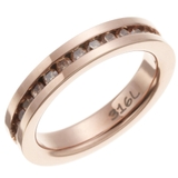 ラインストーンが並ぶフルエタニティリング お肌に優しい素材のサージカルステンレス… | アクセサリーショップPIENA | 詳細画像5