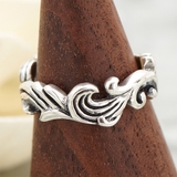 アラベスク柄のリング ピンキーリング シルバー925製 | アクセサリーショップPIENA | 詳細画像1 