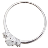 ハート型にカットされた一粒のキュービックジルコニアがキラめくリング ピンキーリン… | アクセサリーショップPIENA | 詳細画像5