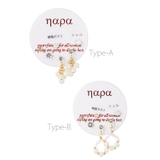 樹脂ピアスセット シェルボールのラウンドピアス ブドウピアス | アクセサリーショップPIENA | 詳細画像2 