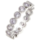 キュービックジルコニア 新作ミルグレイン フルエタニティリング | アクセサリーショップPIENA | 詳細画像5 