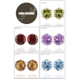 シルバー925ピアス 天然石のスタッドピアス 5mmsilver925シトリン | アクセサリーショップPIENA | 詳細画像2 