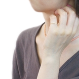 ピンキーリング ハートと3粒ストーンリング ラインストーン | アクセサリーショップPIENA | 詳細画像8