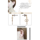 低アレルギーピアス リボンモチーフスタッドピアス チタン製ポスト | アクセサリーショップPIENA | 詳細画像3