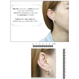 フープピアス リングピアス パヴェリング | アクセサリーショップPIENA | 詳細画像3