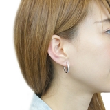 フープピアス リングピアス パヴェリング | アクセサリーショップPIENA | 詳細画像8