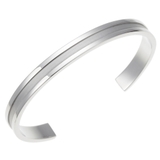 ペアブレスレット グレーのラインが入ったバングル サージカルステンレス | アクセサリーショップPIENA | 詳細画像4 