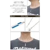 メンズネックレス ステンレスチェック柄プレートペンダント 格子柄 | アクセサリーショップPIENA | 詳細画像3 