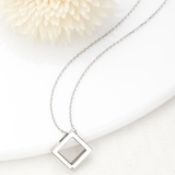 メンズネックレス スクエア 四角 | アクセサリーショップPIENA | 詳細画像1 